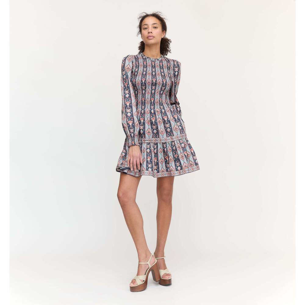 Hill House Home The Viviana Mini Nap Dress - Navy Emma Stripe Size SNavy Emma St - Picture 2 of 4